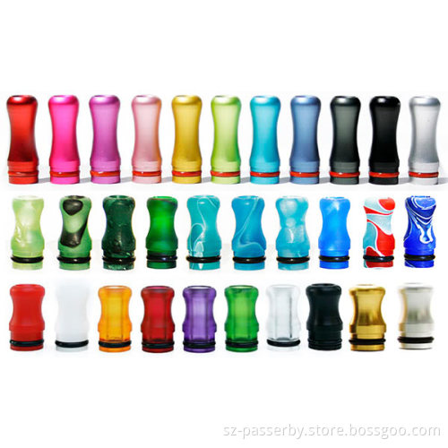 Fashion Metal Candy Color Mouthpieces (510thread)